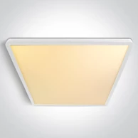 Tanka četvrtasta LED plafonjera, DM62020LU/W/V, 40 W, CCT, UGR19, 230 V, bijela