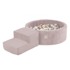 PLUSH NEST Mekani poligon, 2 elementa, svijetlo roza