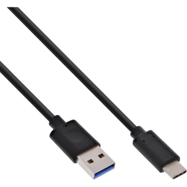 INLINE USB-A na USB-C kabel 35717, USB 3.2 Gen 2, 0,3 m, crni