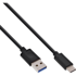 INLINE USB-A na USB-C kabel 35717, USB 3.2 Gen 2, 0,3 m, crni