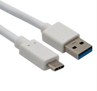 HELOS Kabel USB Type-C na USB 3.1 za punjenje i prijenos podataka, 1 m, bijeli