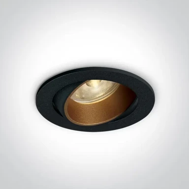 ONE LIGHT Ugradbena svjetiljka led/7w/3000k/550lm/35°/700ma ip20 crna dm11107k/b/w