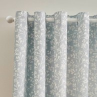 CATHERINE LANSFIELD Gotove zavjese 2 kom 168x137 cm Brooke Floral, plave