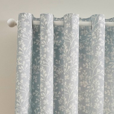 CATHERINE LANSFIELD Gotove zavjese 2 kom 168x137 cm Brooke Floral, plave