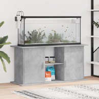 Stalak za akvarij boja betona 121x41x58 cm od konstruiranog drva