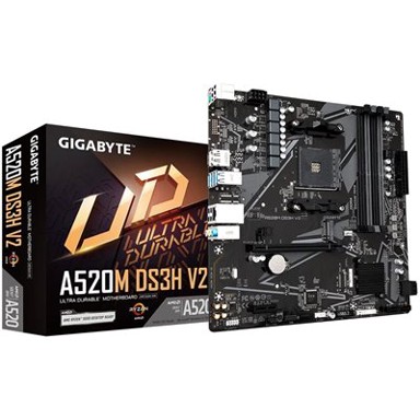 GIGABYTE Matična ploča A520M DS3H V2, AMD A520, DDR4, mATX, s. AM4