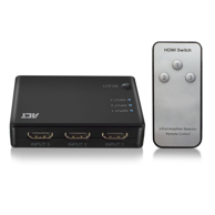 ACT HDMI preklopnik AC7845, 4K Ultra HD, 60 Hz, crni