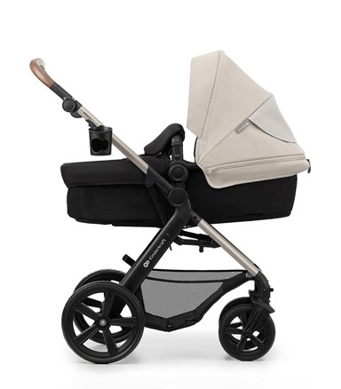 KINDERKRAFT Dječja kolica Moov 2 3u1 + Mink Pro autosjedalica - Moonlight siva