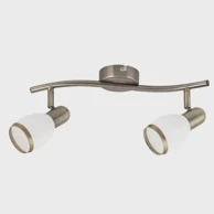 Reflektor, Elite, RA5971, E14, 2x max 40W, IP20, brončana