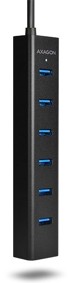 AXAGON Razdjelnik HUE-SA7BP, 7 × USB 3.0