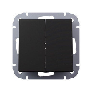 Prekidač podžbukni serijski crni I700