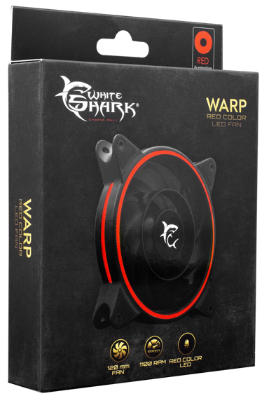 WHITE SHARK Ventilator za računalo 1250-03B-R WARP