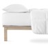 ANDREA SIMONE Plahta s gumom Boxspring, jersey, 140 x 200 cm, bijela