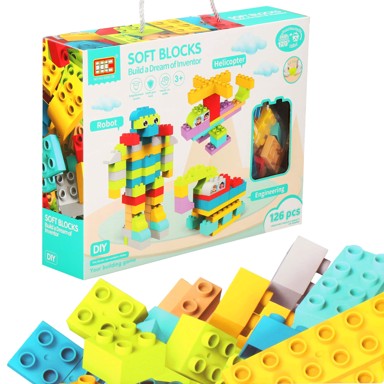 SPRINGOS set građevinskih blokova, 126 komada
