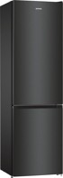GORENJE Kombinirani hladnjak NRK6202EBXL4, samostojeći, 331 L, E, crni