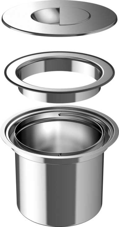 BLANCO Sorter otpada Solon Inox 18/10, ugradbena montaža