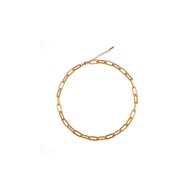 IMMACULATI Ogrlica Baddie N G, nehrđajući čelik, pozlata 18K