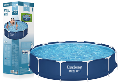 BESTWAY Montažni bazen 366×76 cm (56706), plavi
