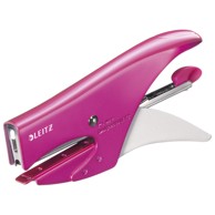 LEITZ WOW stroj za spajanje 55472023, do 15 listova, metalik rozi