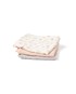 KID’S CONCEPT Set od tri muslin dekice, pink mix, roze
