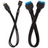 CORSAIR Kabel EPS12V ATX12V Premium Sleeved, 2 komada (Gen 4), crveni/crni CP-8920240