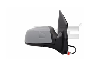 TYC Retrovizor Ford Fiesta 02-08, lijevi, 05-, električni, grijani