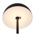 TRIO Mat crna LED stolna lampa s metalnim sjenilom (visina 21 cm) Munoz 