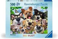 RAVENSBURGER Puzzle Veseli psi na selfiju, 500 kom