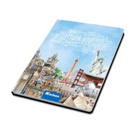 KARBON Bilježnica Strani jezici s memom, A4 linije, 96 listova, tvrdi uvez