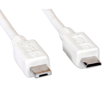 ROLINE USB kabel Micro A-Micro B, 1.8 m, bijeli