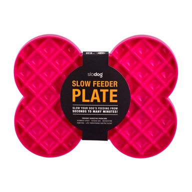 LICKIMAT Zdjelica SloDog Pink, za sporije gutanje (psi)