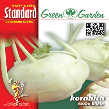 GREEN GARDEN Sjeme povrća korabica bečka bijela