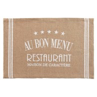 DOUCEUR D'INTÉRIEUR Podmetač od jute 30x45 cm Diner