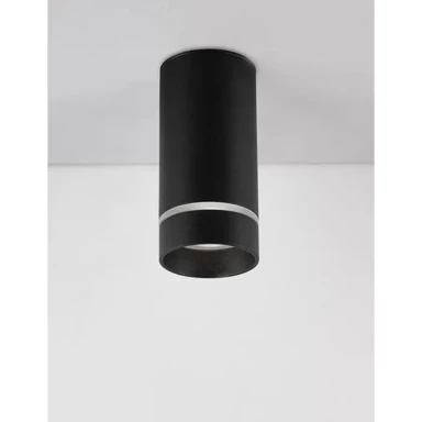 Nadgradna svjetiljka Esca GU10 1x10 W, IP20 NL9387001, crna
