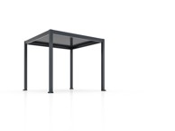 BELLANO LIVING Bioklimatska pergola Bellano S25 3 x 3 m, tamnosiva, samostojeća