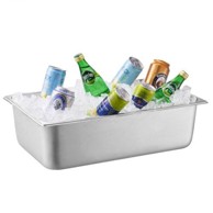 VEVOR Posuda za posluživanje hrane s 4 posude 546x365x310 mm prozirni poklopac