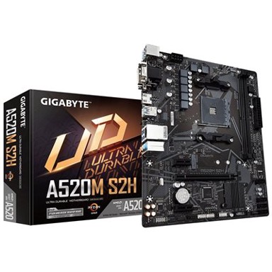 GIGABYTE Matična ploča A520M S2H, AMD A520, DDR4, mATX, s. AM4