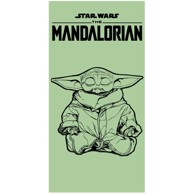 STAR WARS Ručnik za plažu Mandalorian Grogu 70x140 cm