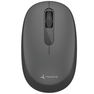 TRIADYN Bežični miš Sao, Bluetooth/2,4 GHz, 1600 DPI, sivi