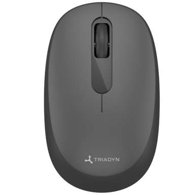 TRIADYN Bežični miš Sao, Bluetooth/2,4 GHz, 1600 DPI, sivi
