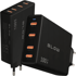 BLOW USB punjač, USB-C x4, PD, 100W, GaN, crni