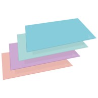 EXACOMPTA Stolna mapa plastificirana Aquarel, 57,5x37,5 cm, pastelne boje, 60196D