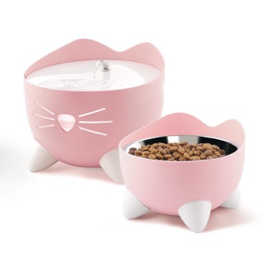 HAGEN Fontana i posuda za mačke Catit Pixi Combo Pack, roza