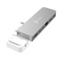 J5CREATE Docking stanice JCD395, USB-C, 2x USB-A, 1x HDMI, 1x RJ45, 2x USB-C, 1x audio, srebrni