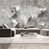 Foto tapeta Map and letter 350x245