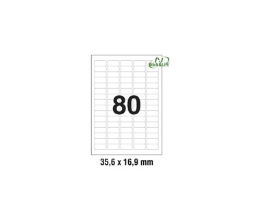 ZWECKFORM Etikete 35,6x16,9 mm univerzalne L4732REV-25