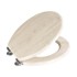 WENKO Sjedalo za toalet svijetle boje sa jednostavnim zatvaranjem Oak, 42,5 x 35,5 cm