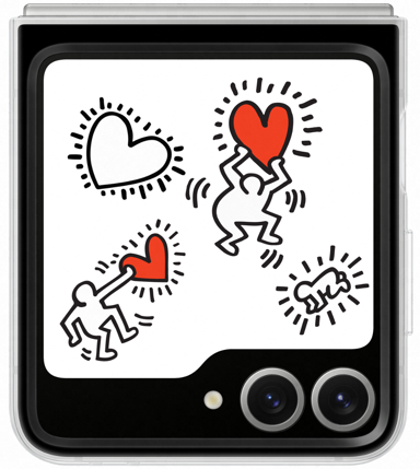 SAMSUNG Silikonska maska za Samsung Galaxy Z Flip6, bijela, EF-ZF741CWEGWW