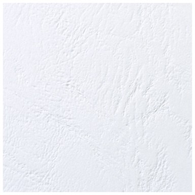 GBC Korice za spiralni uvez, karton 250 g, reljefne, A4, 100 komada, bijele, CE040070