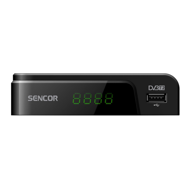 SENCOR Digitalni prijemnik SDB 524T, DVB-T2 H.265 HEVC, HDMI/SCART, USB, SCART kabel, crna